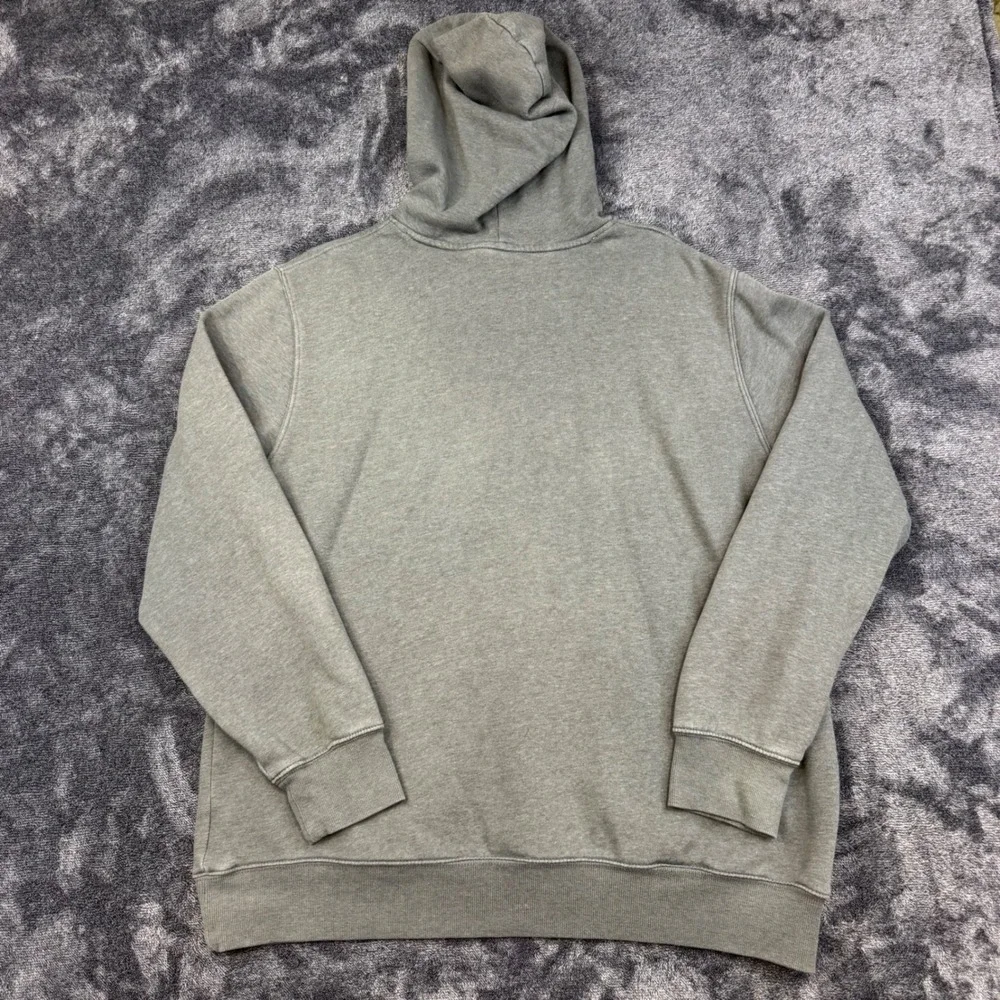 The North Face Hoodie Men XL Green Half Dome Logo Pullover Sweatshirt Fleece